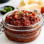 Tex Mex paste recipe card layout with labeled ingredients