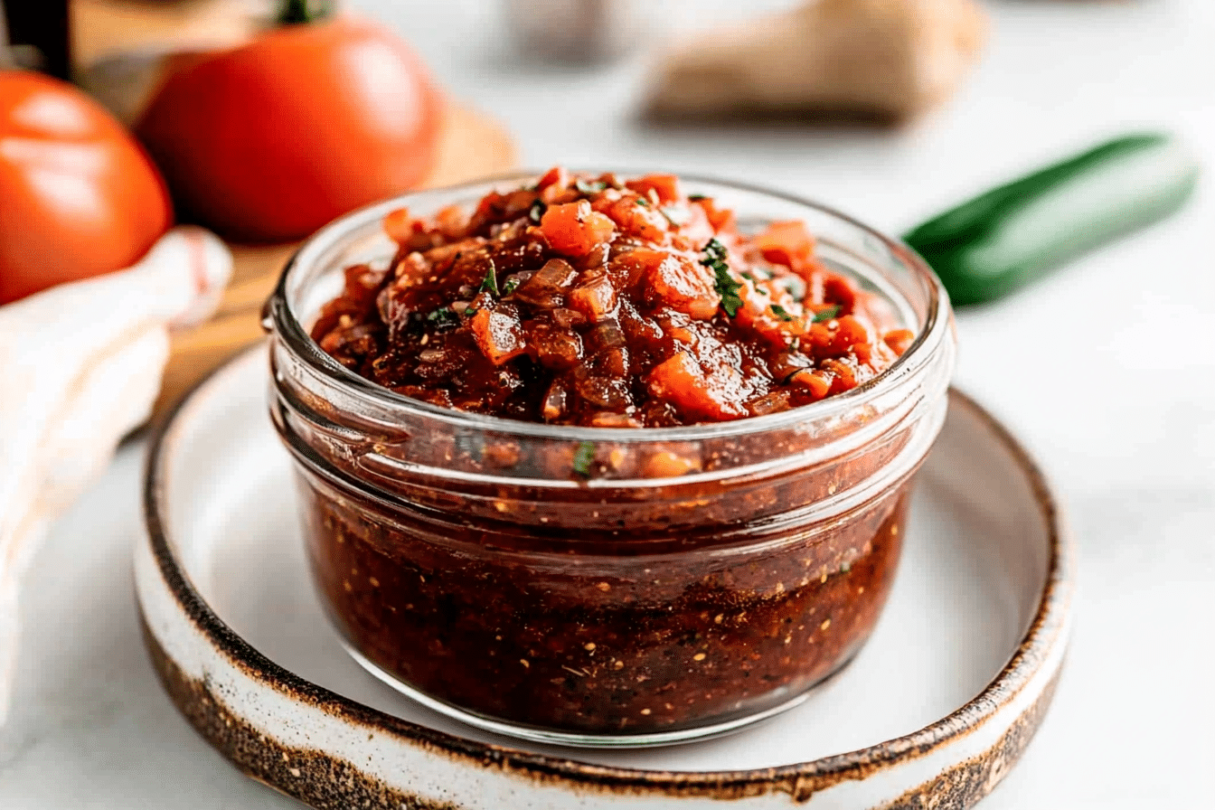 Hello Fresh Tex Mex Paste in a white bowl with smoky spices