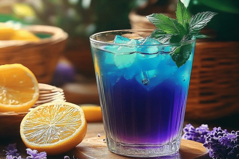 Homemade Mounjaro drink recipe in glass with lemon and cayenne