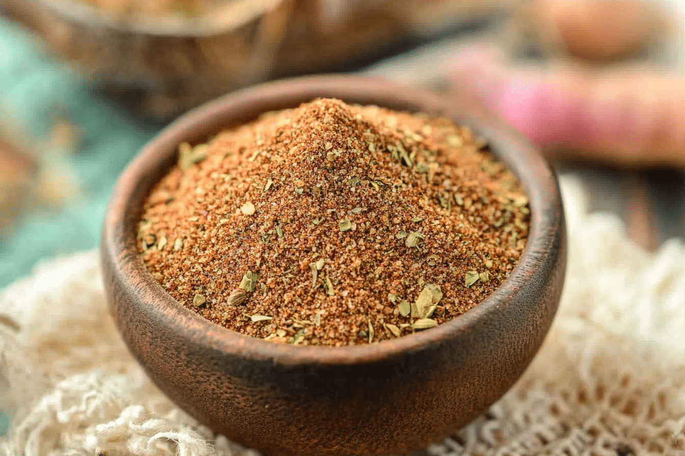 Southwest Spice Blend ingredients laid out