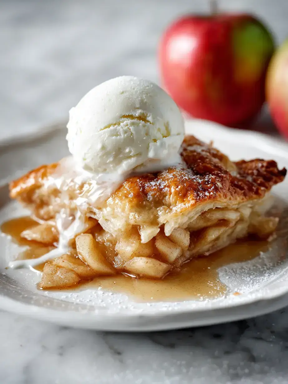 Homemade easy apple dumplings ready to serve Easy apple dumplings baked golden brown with a bubbling caramel sauce in a ceramic dish
