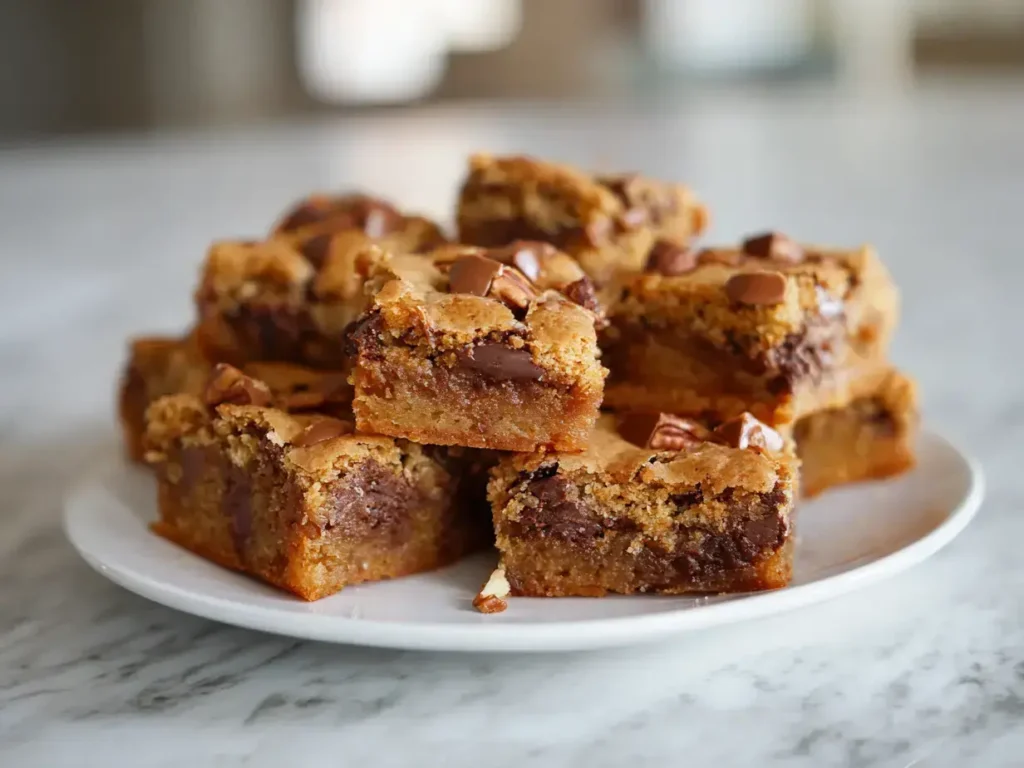 Chewy Candy Bar Blondies