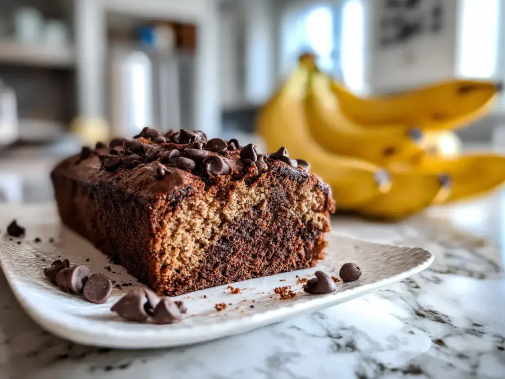 Sweet Chocolate Banana Bread
