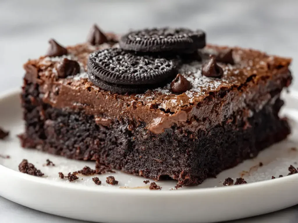 Decadent Chocolate Oreo Brownie
