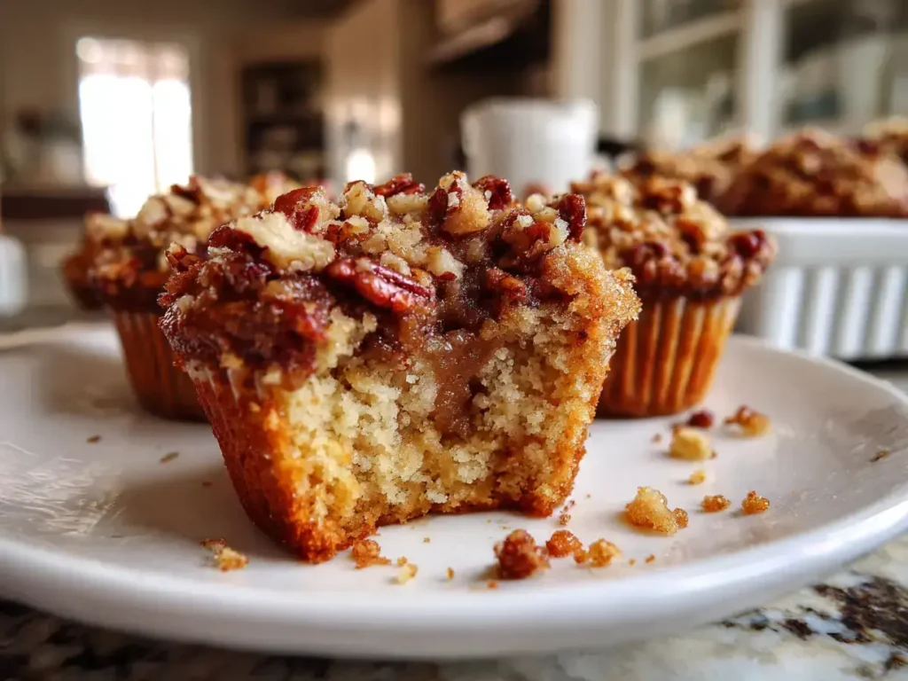 Nutty Pecan Pie Muffins