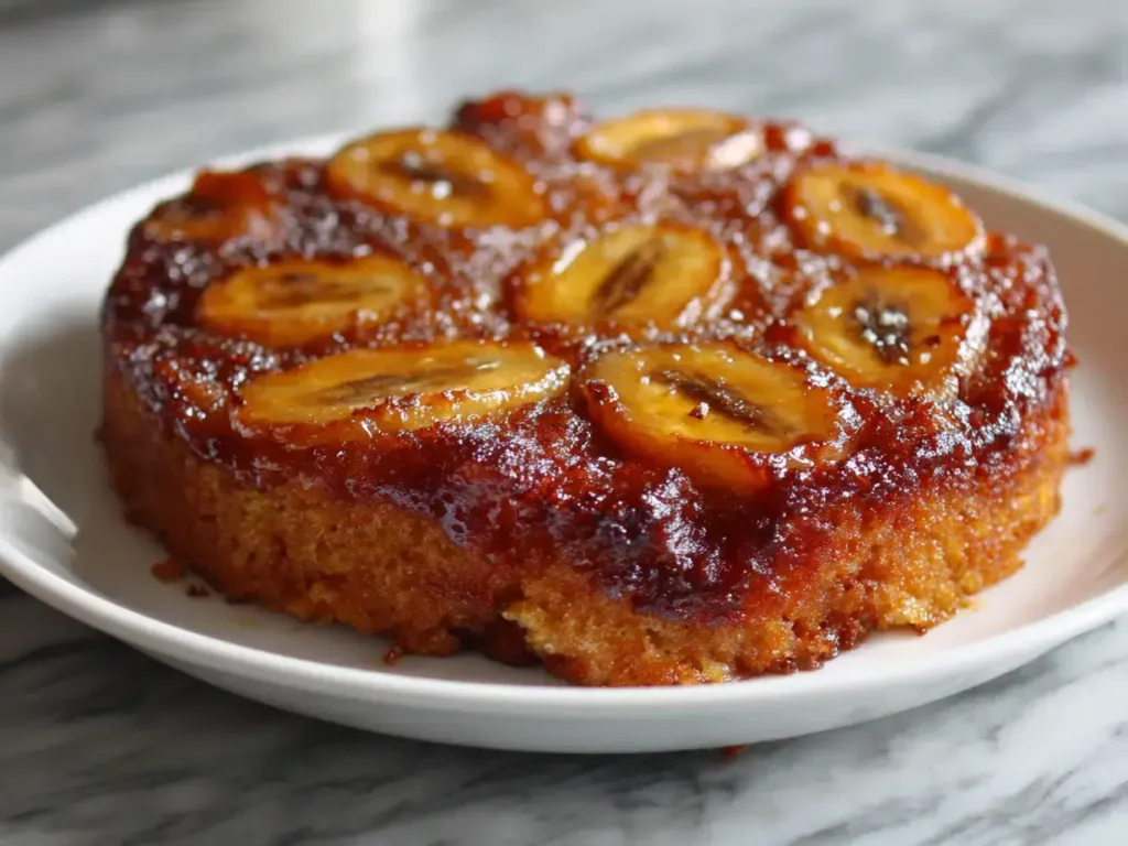 Banana Brown Sugar Upside Down Cake