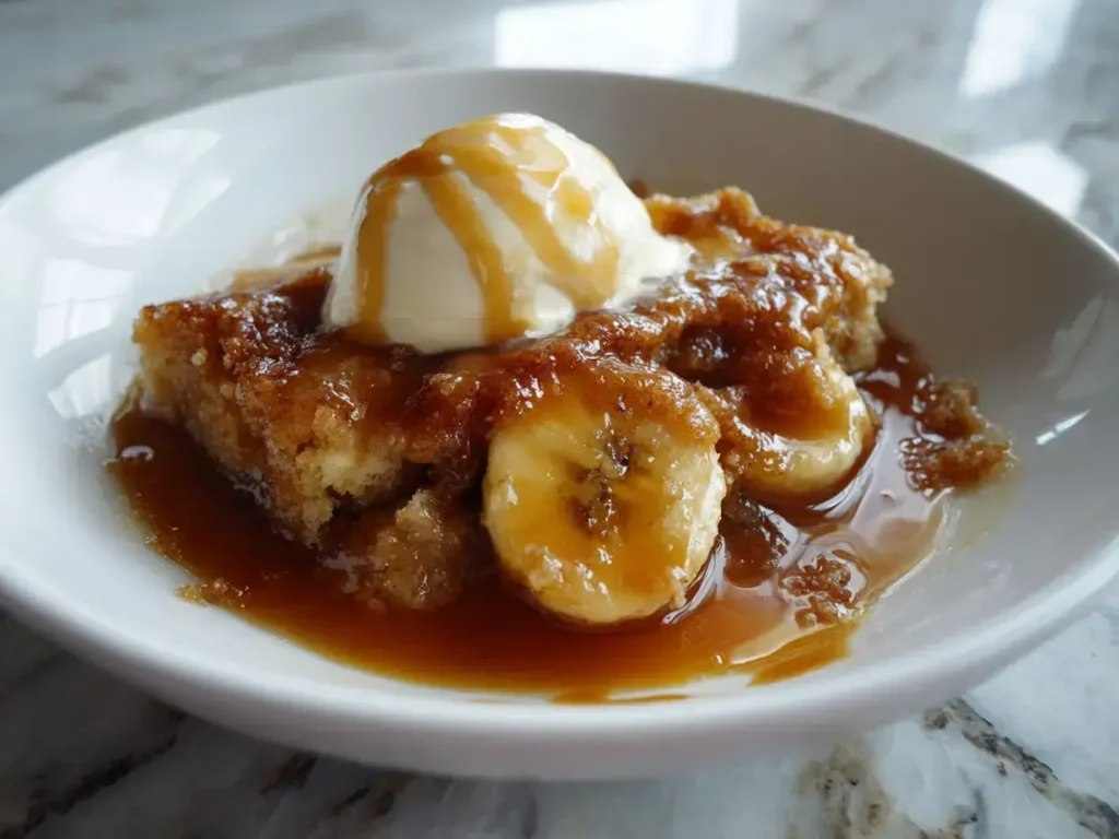 Easy Southern Banana Cobbler