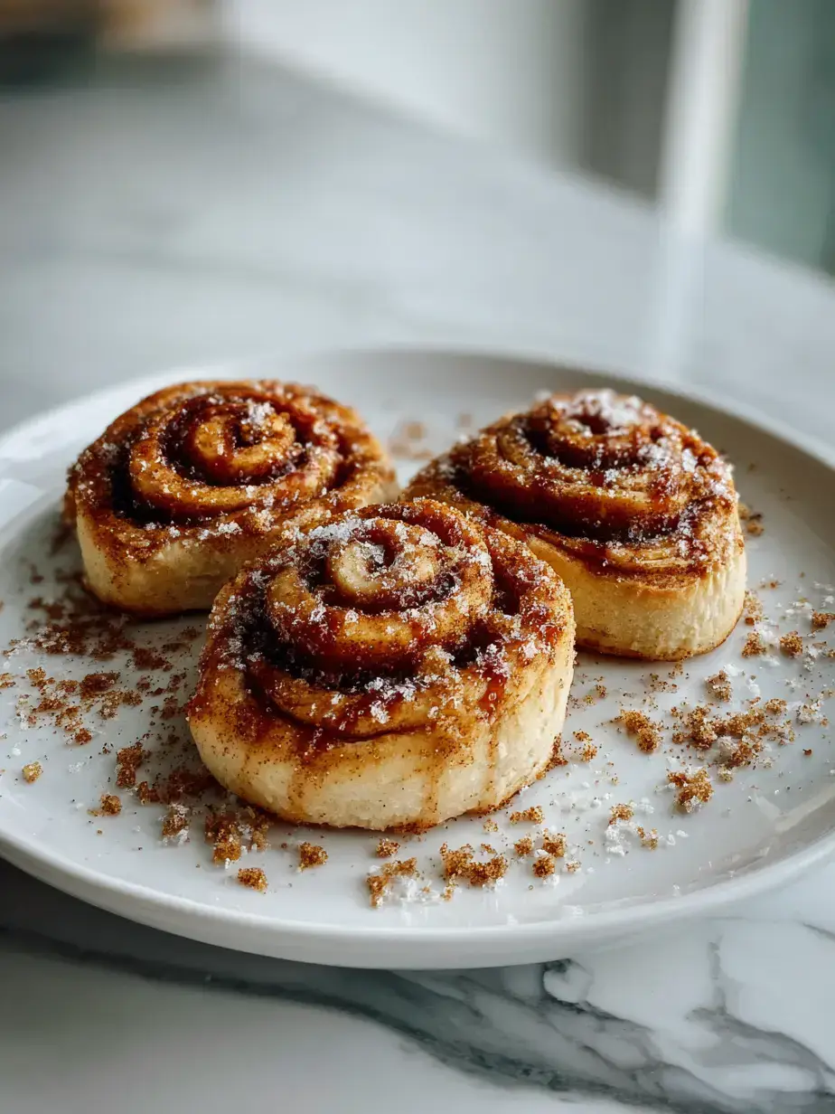 Close up of a cinnamon roll sugar cookie with icing drizzled on top