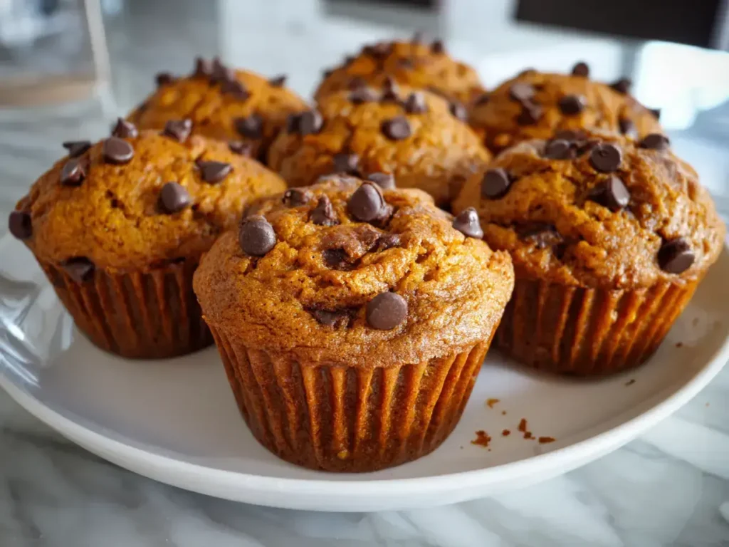Moist Pumpkin Chocolate Chip Cupcakes