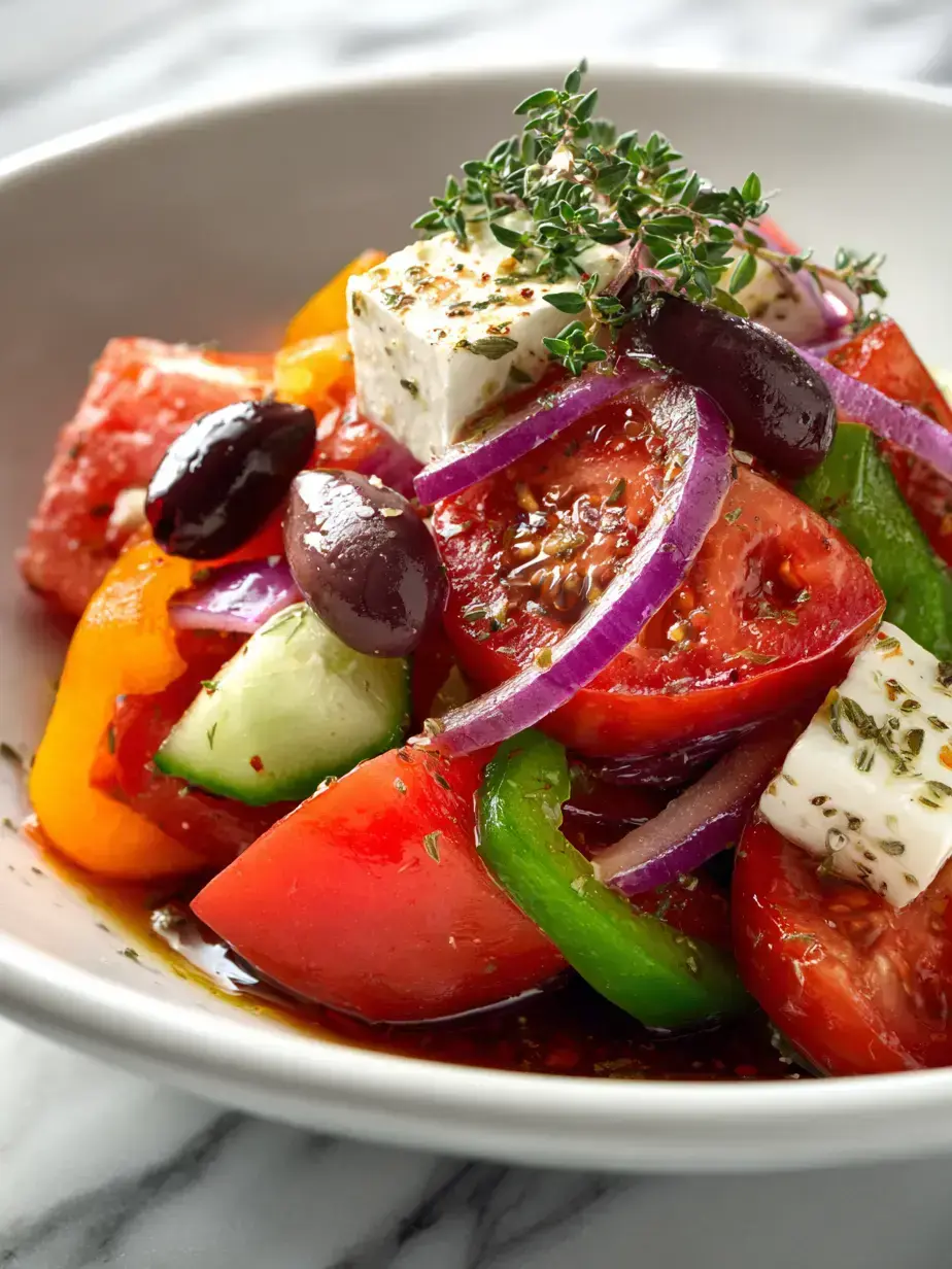 How to Make Authentic Greek Salad