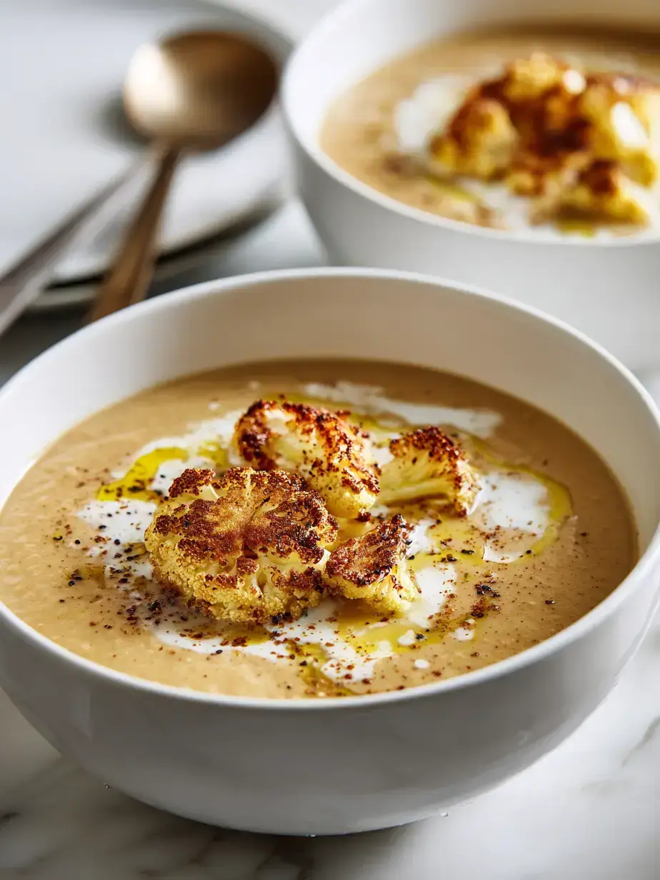 How to Make Creamy Roasted Cauliflower Soup