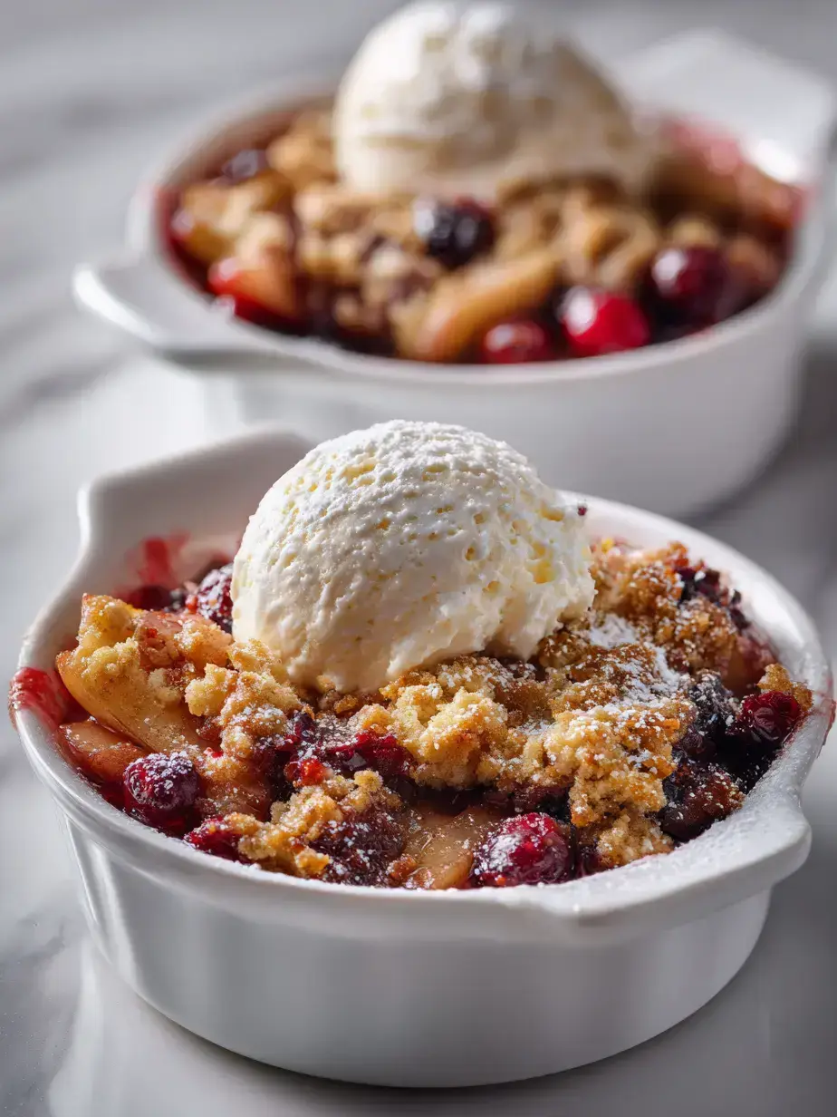 How to Make Slow Cooker Cran-Apple Cobbler