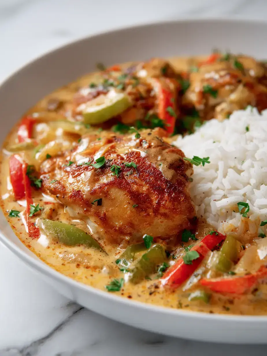 How to Make Smothered Chicken and Rice