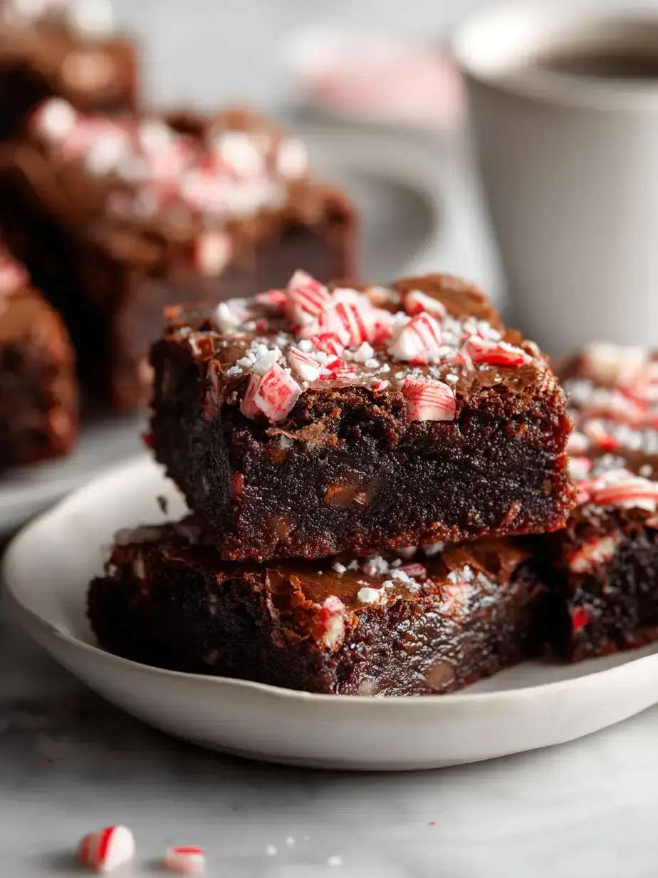 How to Make Candy Cane Brownies