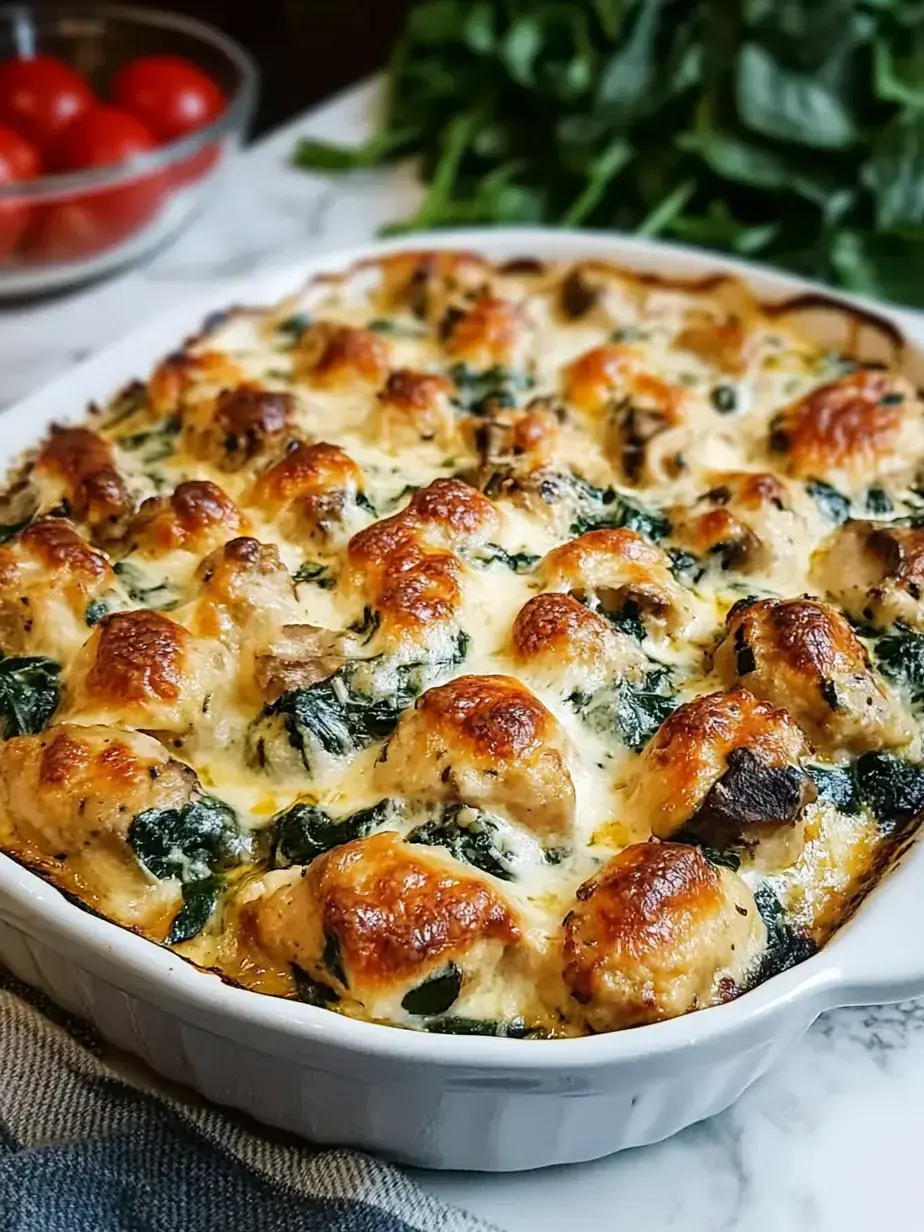How to Make Chicken Spinach Mushroom Bake