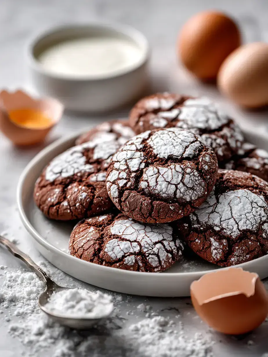 How to Make Chocolate Crinkle Cookies