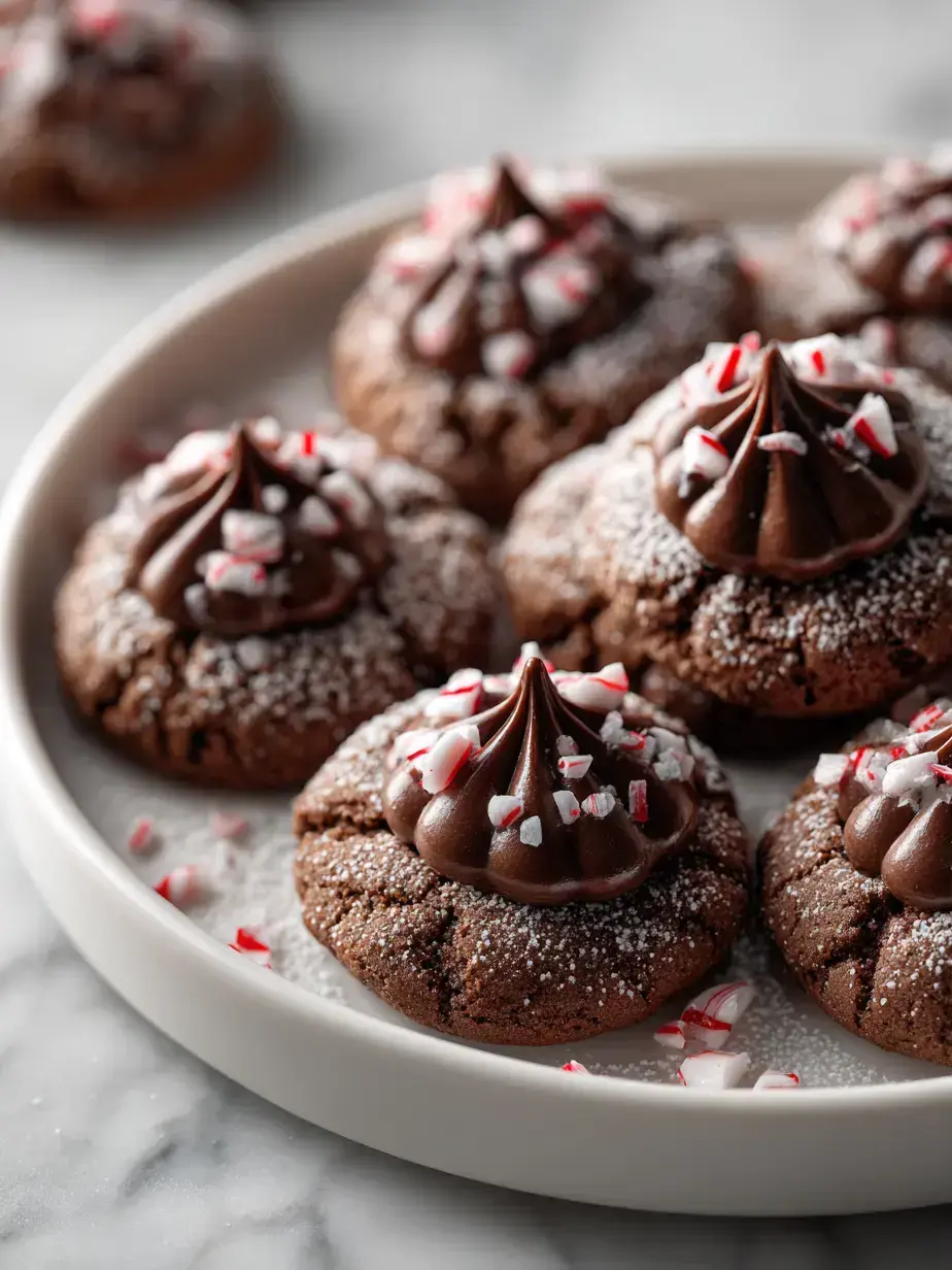 How to Make chocolate peppermint blossoms