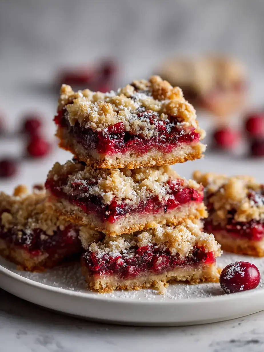 How to Make Cranberry Crumble Bars