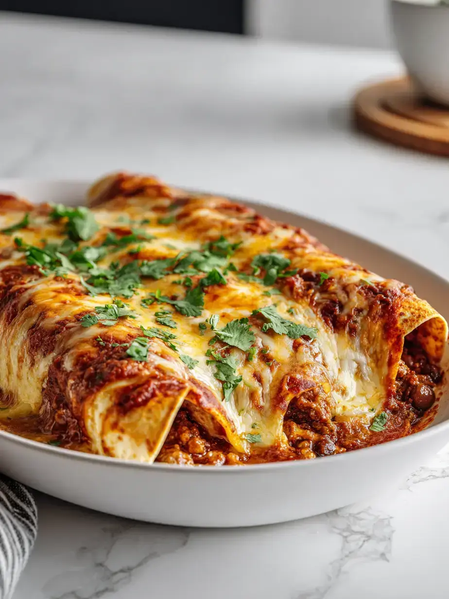 How to Make Ground Turkey Black Bean Enchiladas