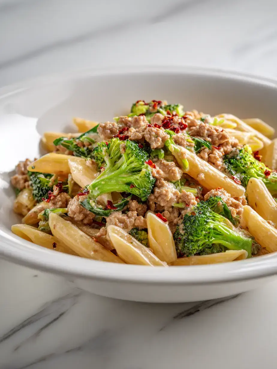 How to Make Ground Turkey Broccoli Pasta