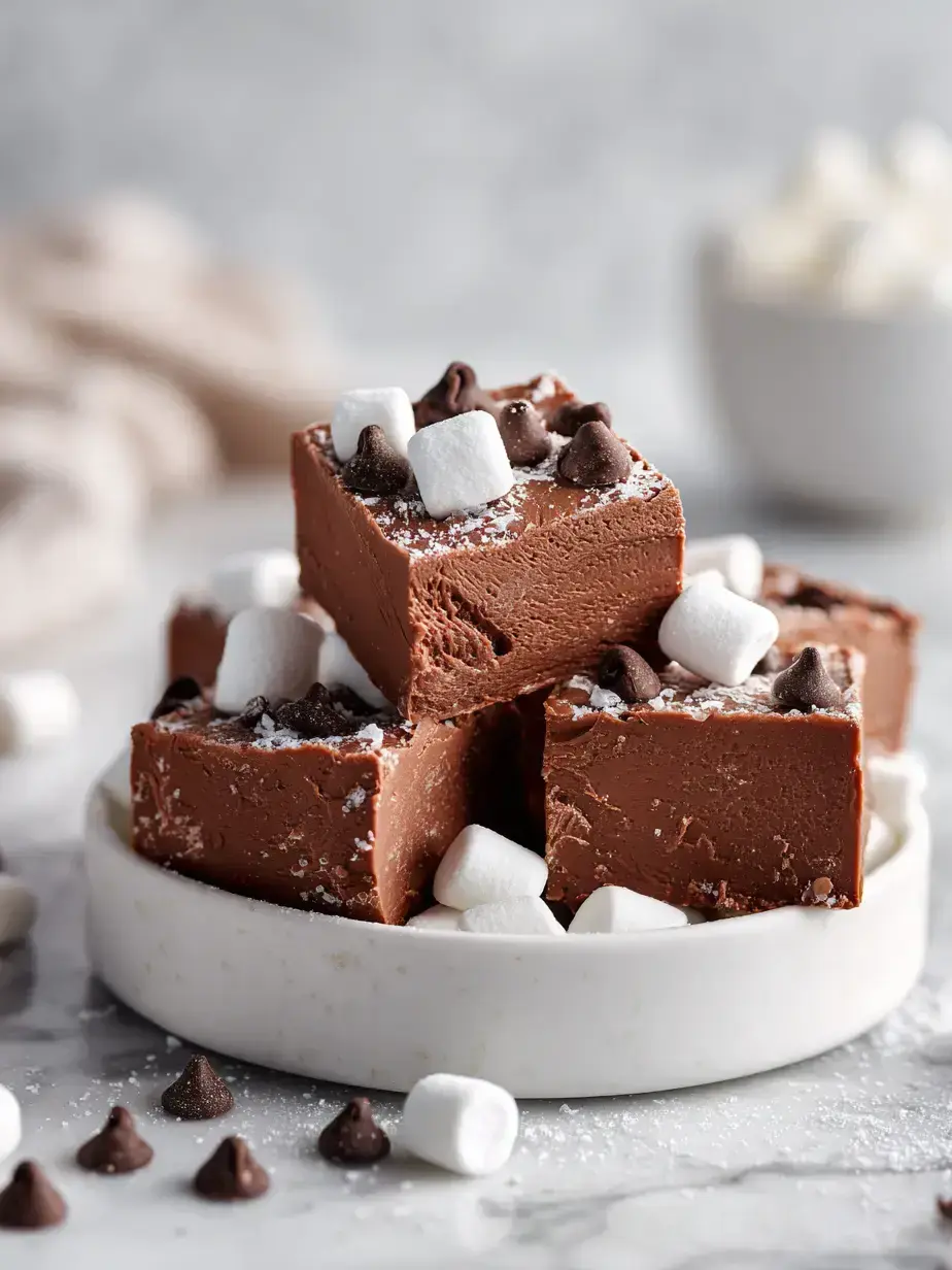 Sliced fudge with walnuts and sea salt