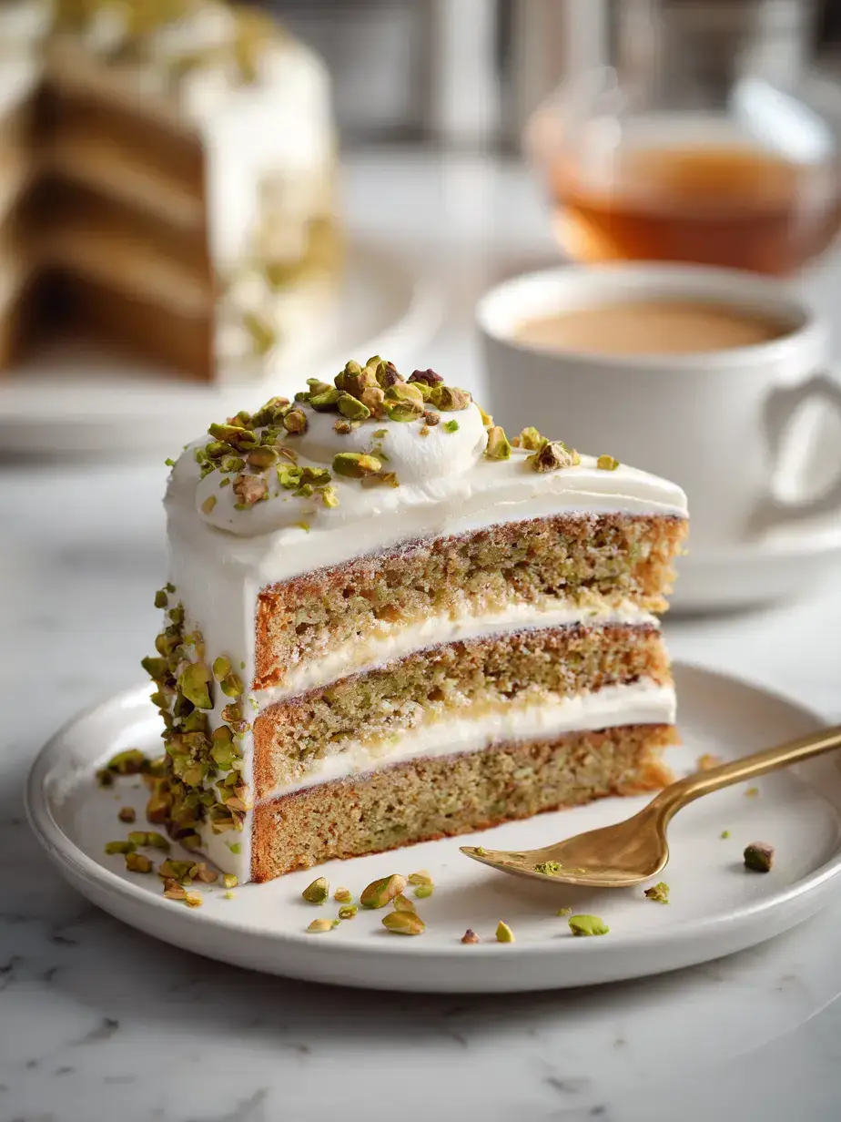 How to Make Pistachio Layer Cake