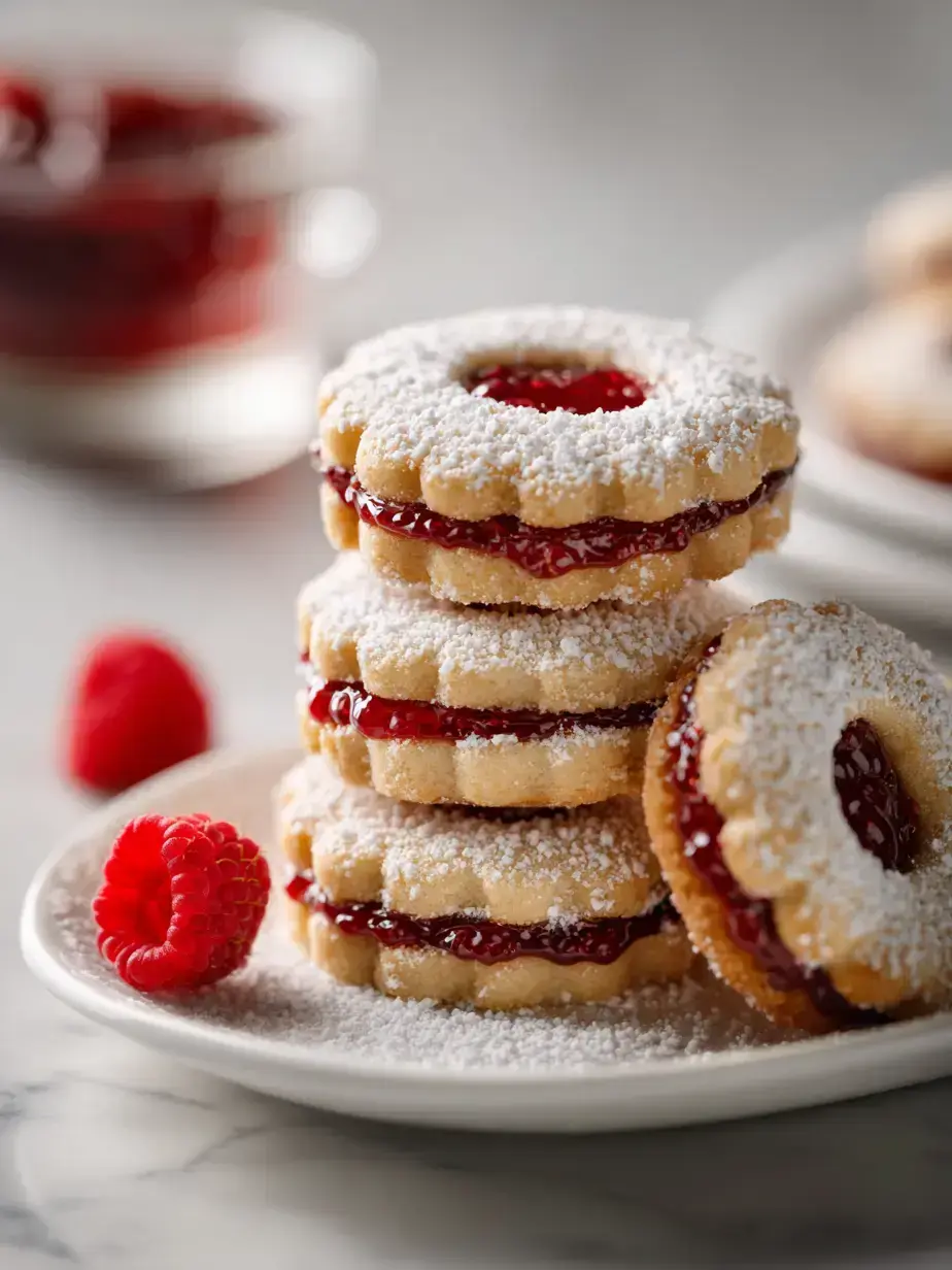 How to Make Raspberry Linzer Cookies