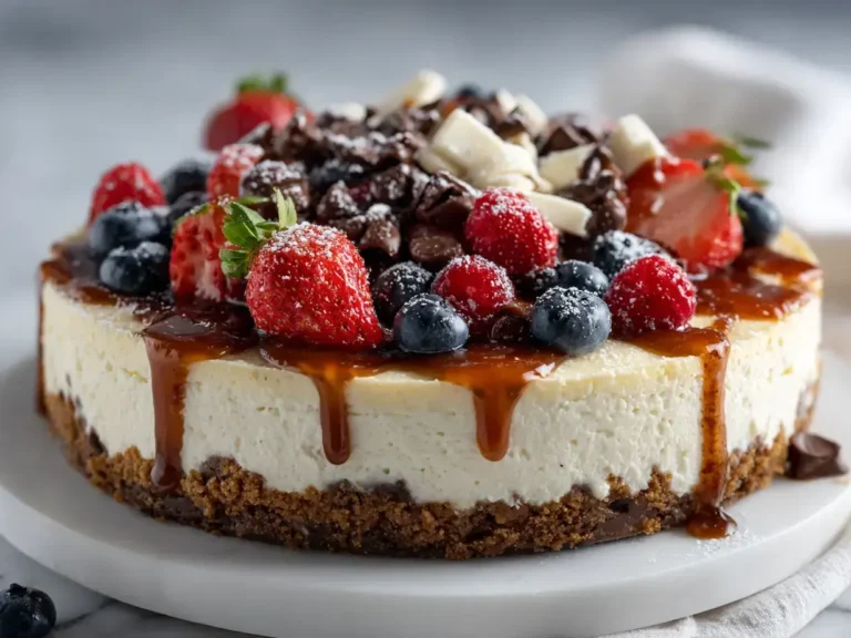 Easy 10 minute cheesecake board