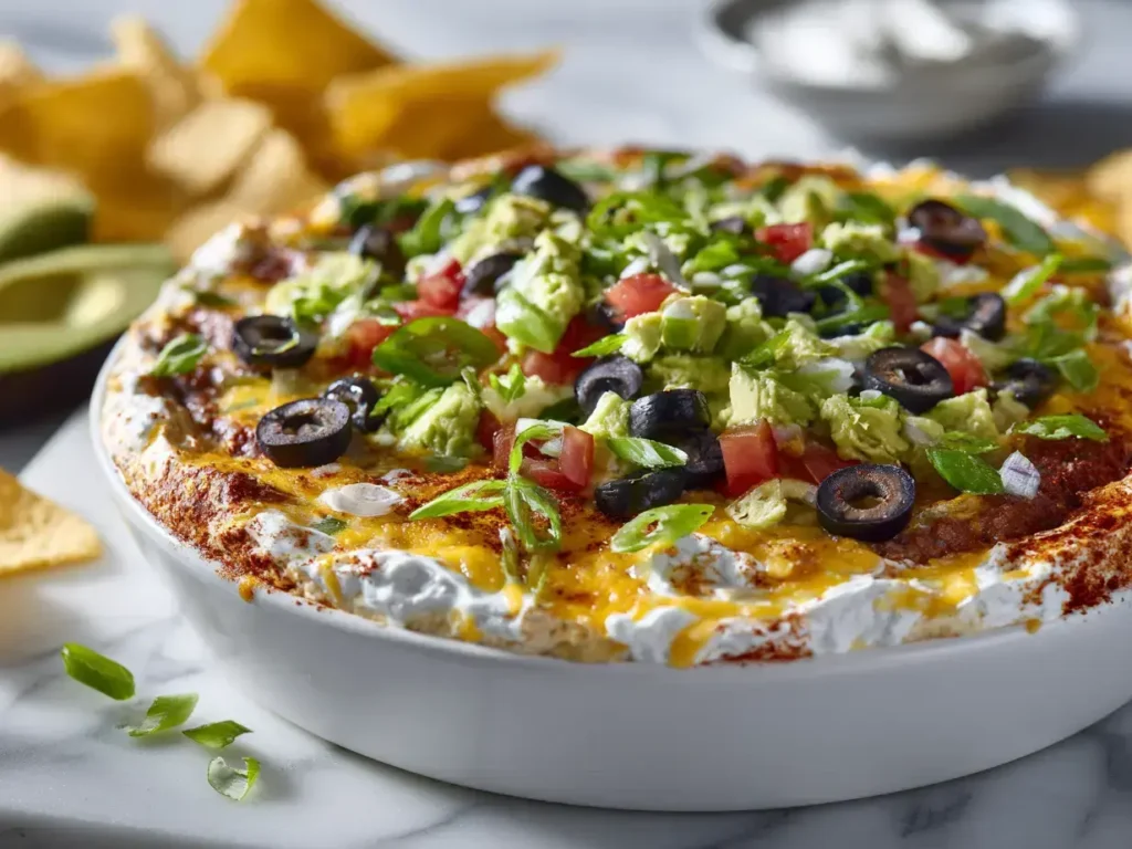 Classic Mexican Layer Dip
