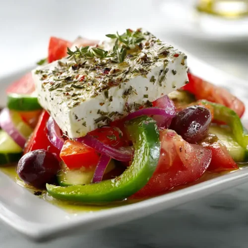 Easy Authentic Greek salad