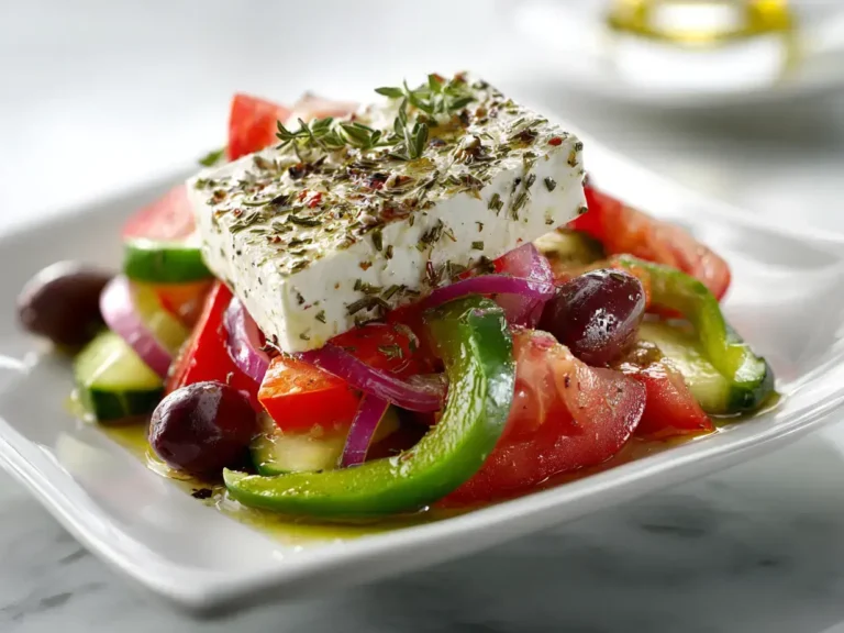 Easy Authentic Greek salad