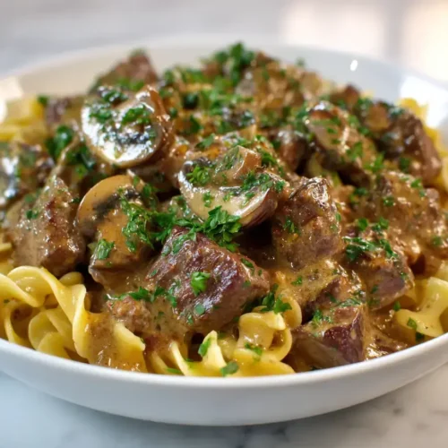 Easy Beef Stroganoff