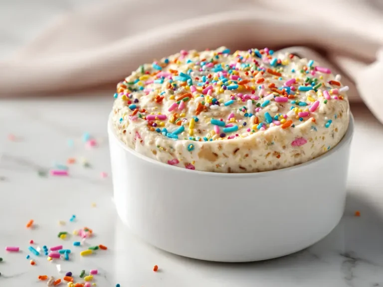 Easy Birthday cake overnight oats
