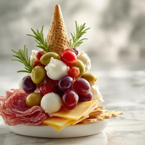 Easy Charcuterie Tree Cone