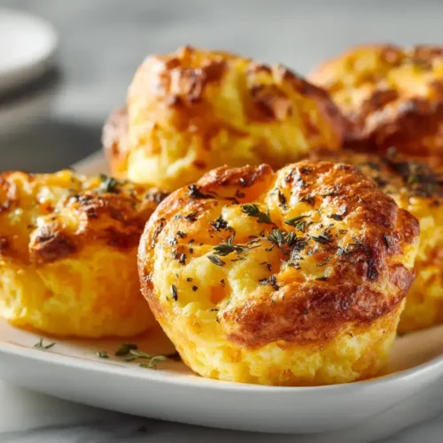 Easy Cheddar breakfast bites
