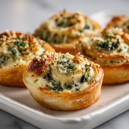 Easy Cheesy spinach artichoke pinwheels