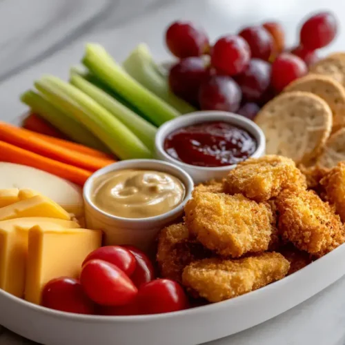 Easy Chicken Nugget Charcuterie Board