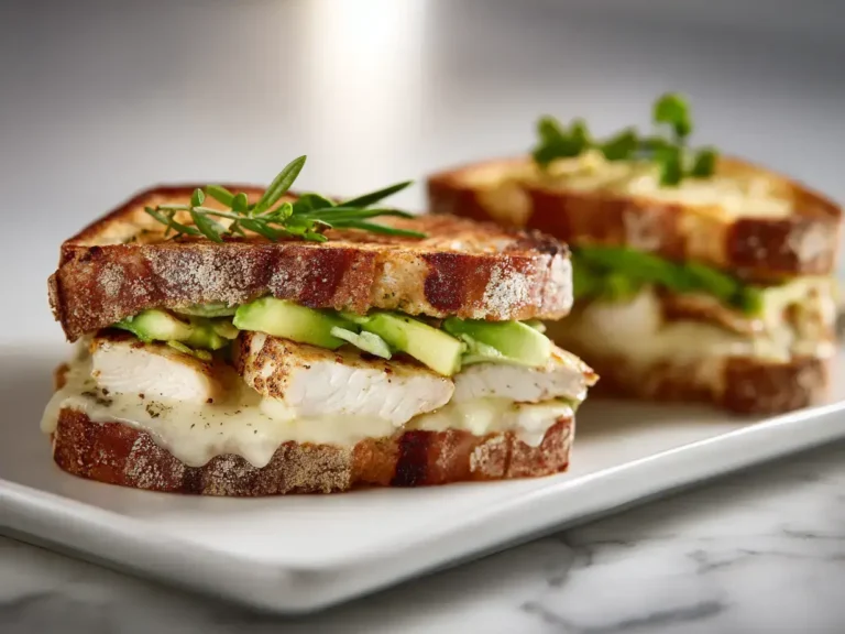 Easy Chicken avocado melt