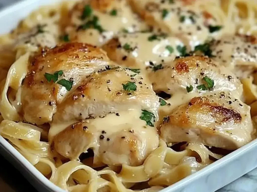 One Pan Chicken Alfredo