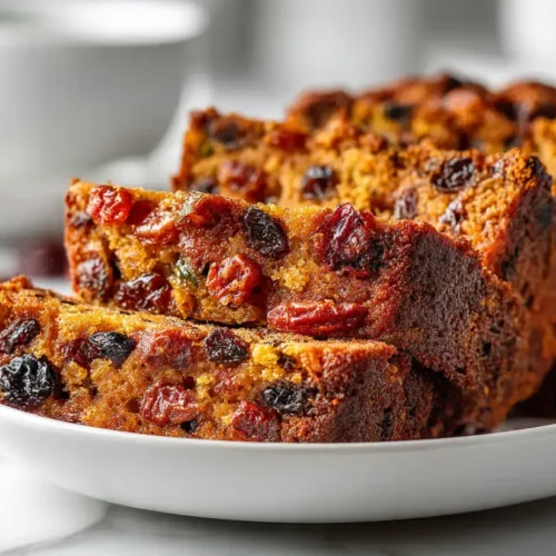 Easy Christmas fruitcake