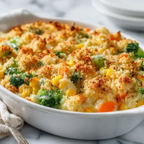 Easy Creamy vegetable casserole