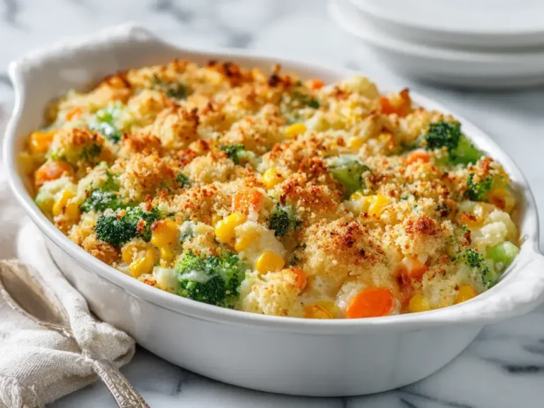 Easy Creamy vegetable casserole
