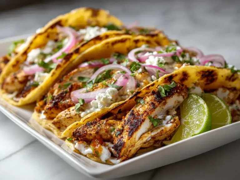 Easy Easy chicken tacos