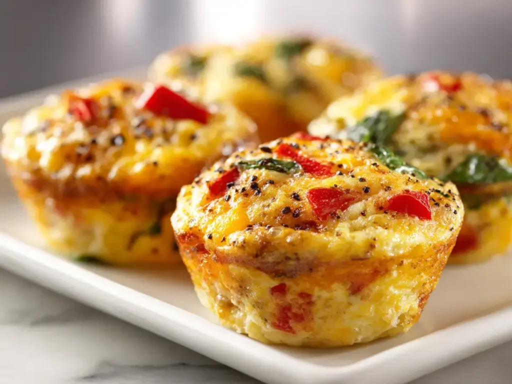 Cheesy Veggie Muffins