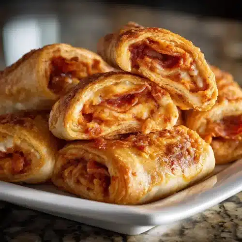 Easy Homemade pizza rolls