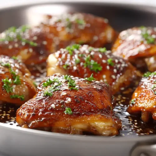 Easy Honey Garlic Chicken Thighs