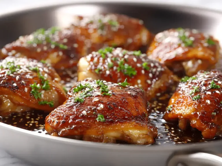 Easy Honey Garlic Chicken Thighs