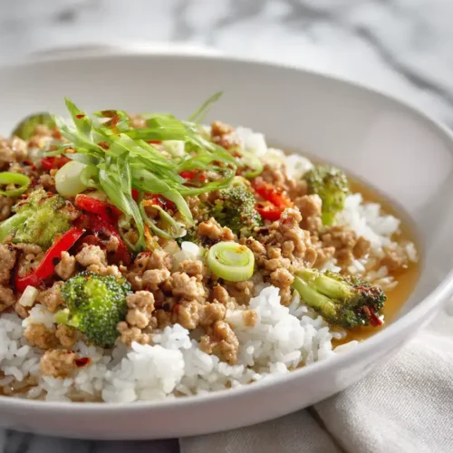 Easy Honey garlic turkey skillet