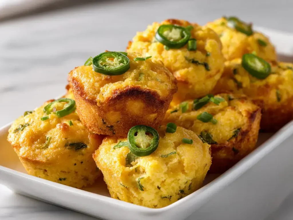 Cheesy Jalapeño Corn Muffins