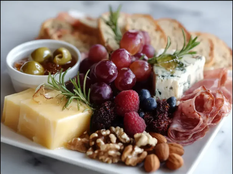 Easy Meat and cheese board